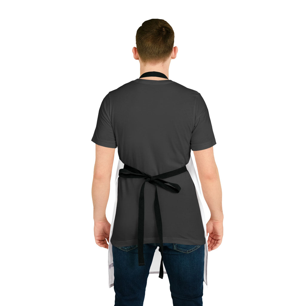 French Kitchen Apron "On Prend Le Temps" — Rustic Cooking Chef Apron
