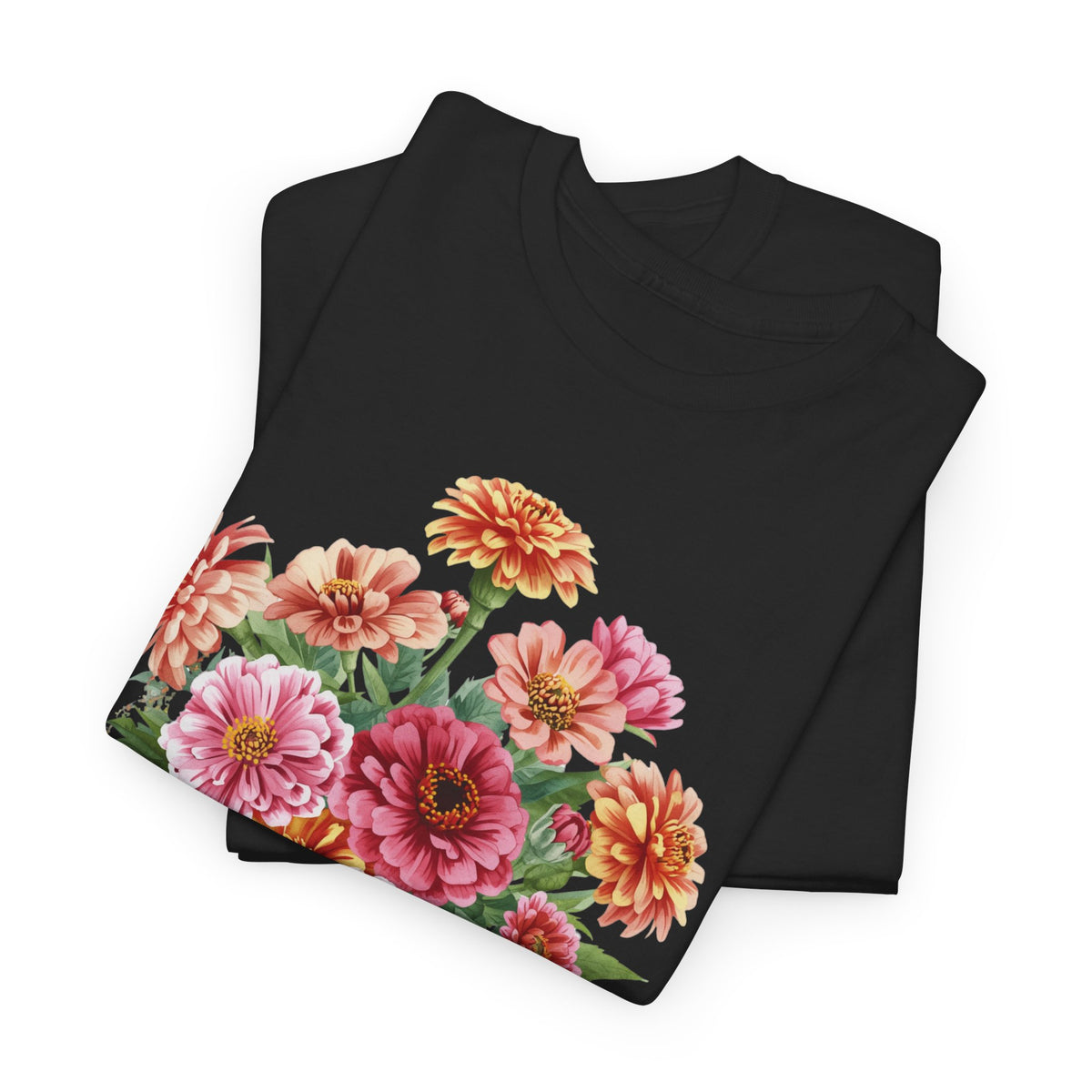 Too Wild To Wilt Shirt, Floral Zinnia T-Shirt, Wildflower Graphic Tee, Botanical Garden Lover Gift, Cottagecore Flower Shirt
