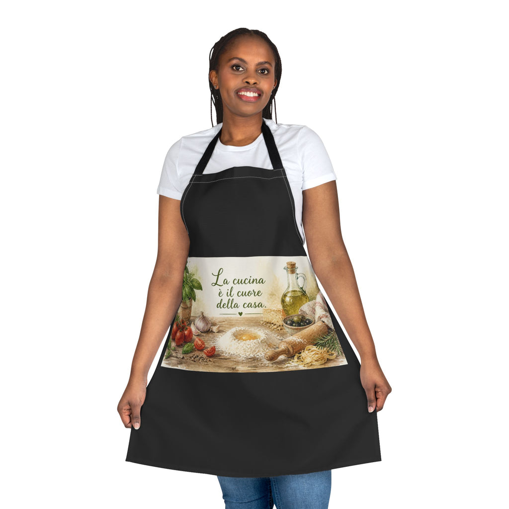 Italian Kitchen Apron – "La cucina è il cuore della casa"