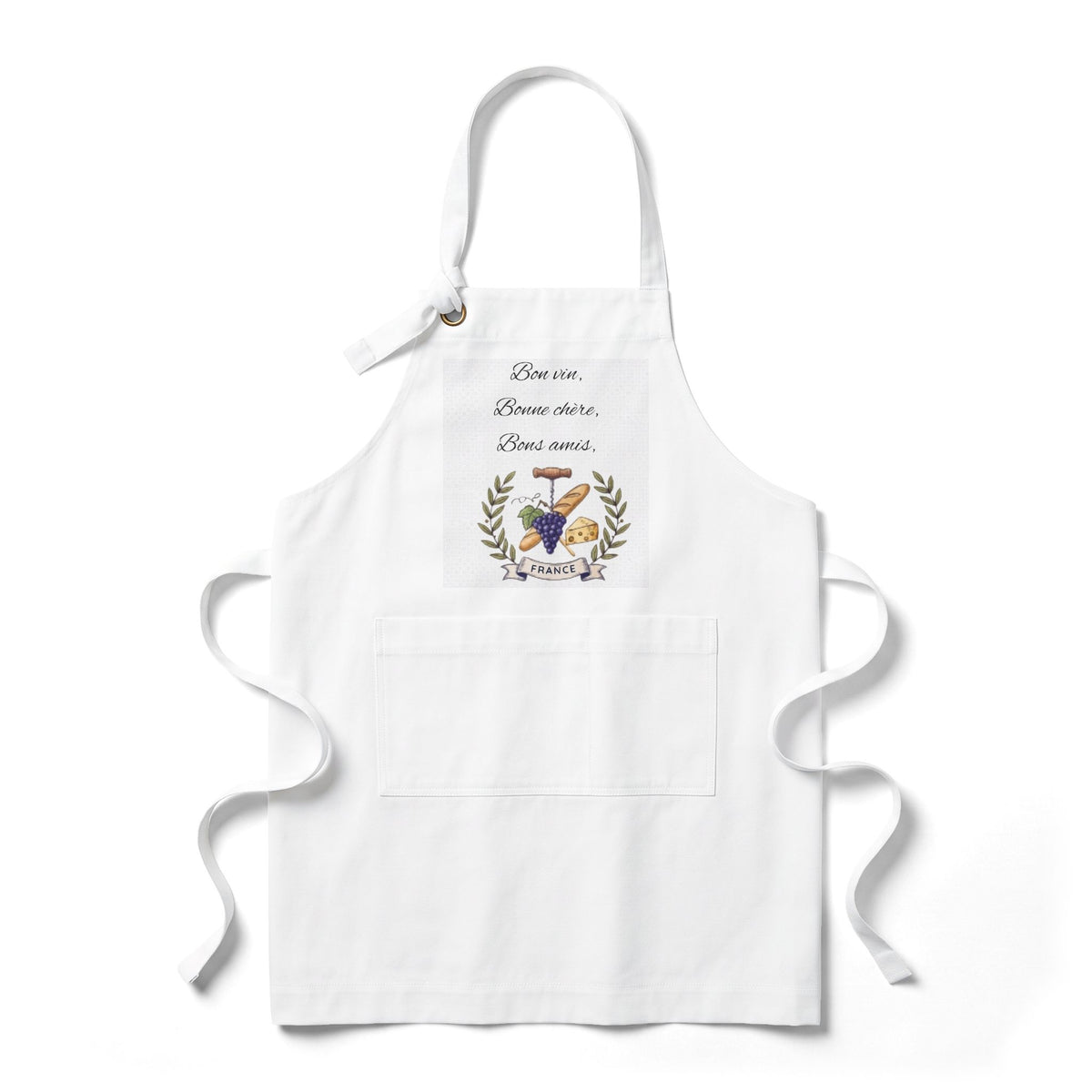 French Kitchen Apron – Luxury Cotton Cooking Apron