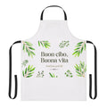 Italian Cooking Apron – Buon Cibo Buona Vita | Italian Chef Apron | Nonna Gift | Bella Italia Kitchen Apron